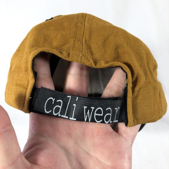 Cali Wear Hat Cap Strap Back Adjustable One Size Fits Most Yellow OSFM - Picture 6 of 10